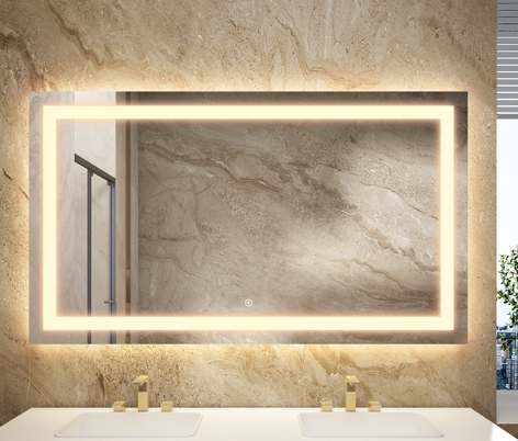 bathroom led mirror