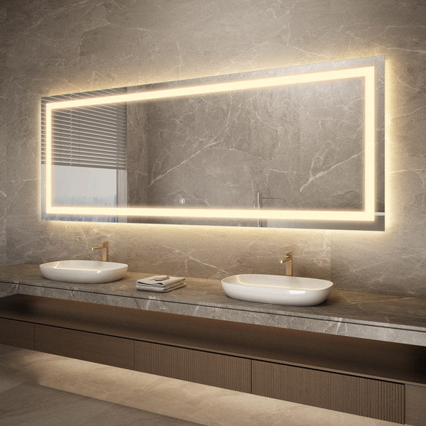 Modern bathrooms benefit from LED mirrors