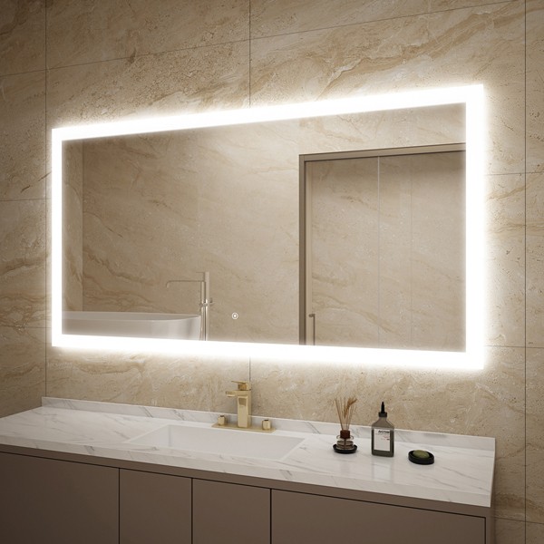 Bathroom light mirror