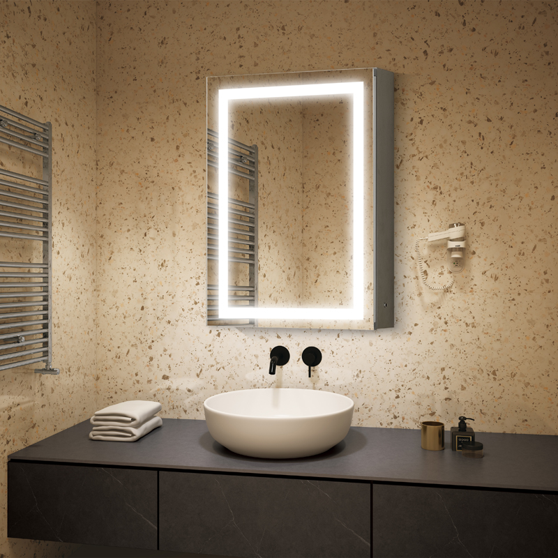 Bathroom medicine cabinet mirror