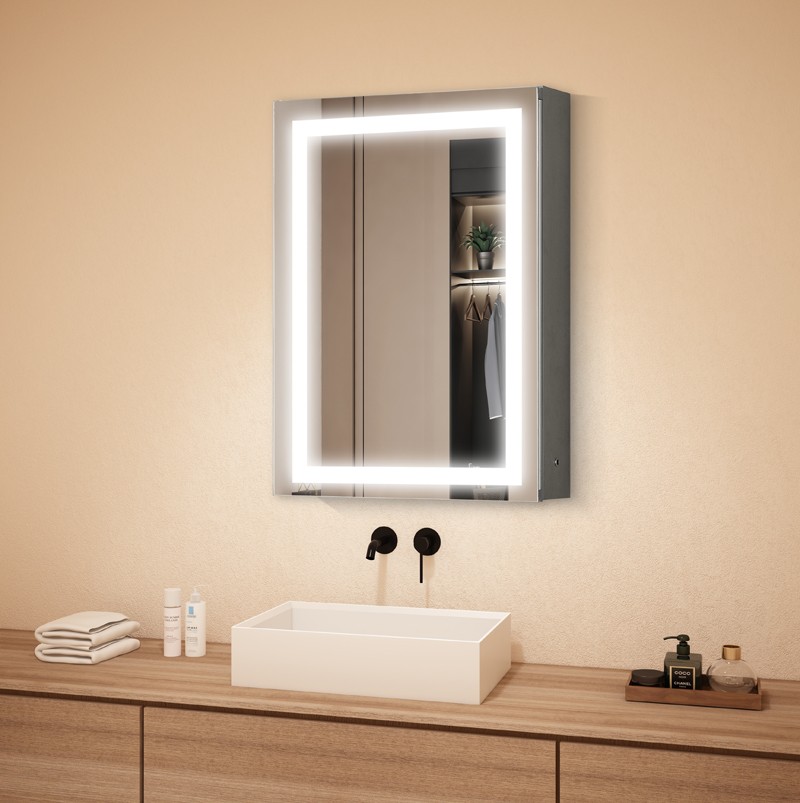 Bathroom medicine cabinet mirror