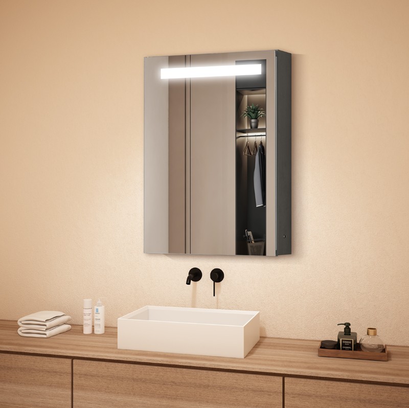 Bathroom vanity mirror cabinet