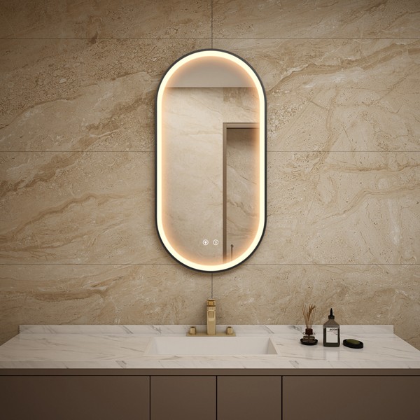 Vanity LED mirror