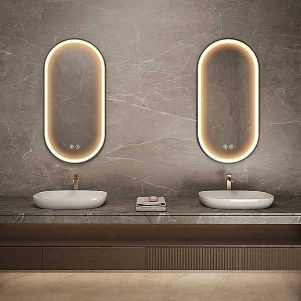 Vanity LED mirror