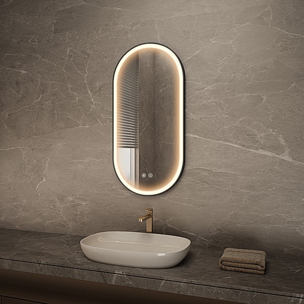 Vanity LED mirror