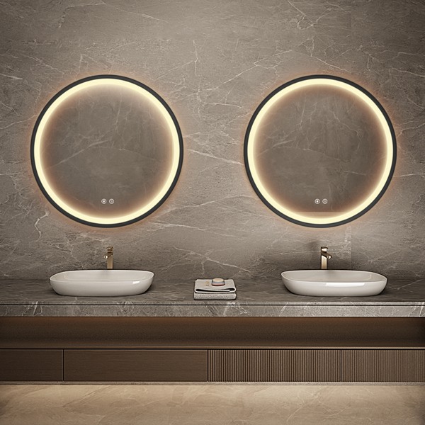 Vanity mirror with light