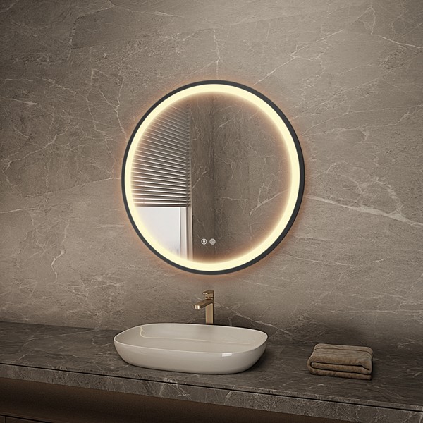 Vanity mirror with light