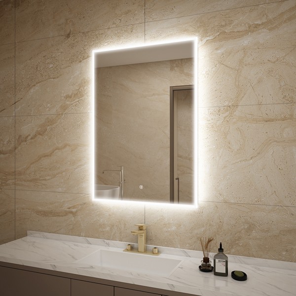 Led bathroom mirror