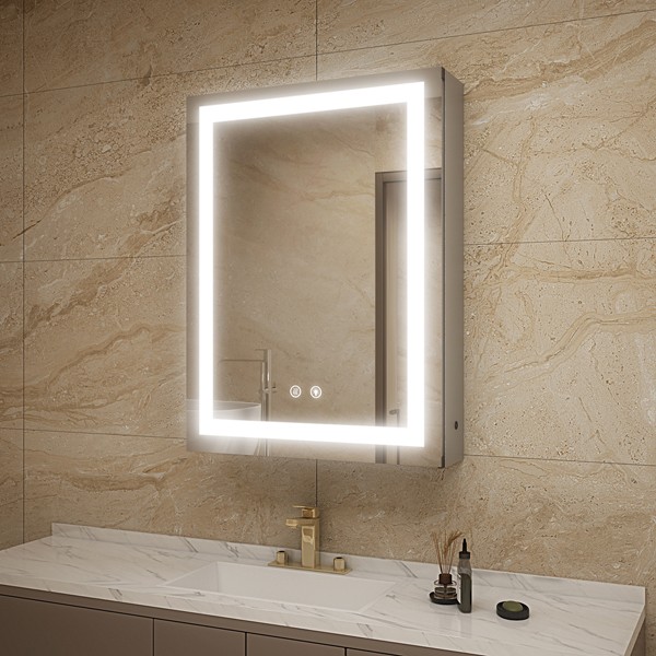 Medicine cabinet mirror